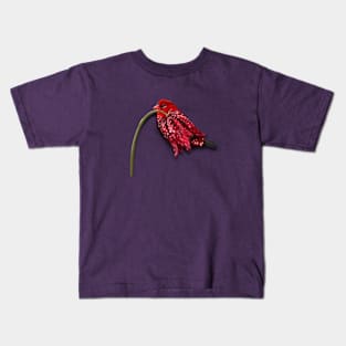 Strawberry Finch + Checkered Lily Kids T-Shirt